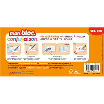 Mon bloc Conjugaison CE1/CE2