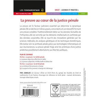Fondamentaux - La preuve au coeur de la justice pénale