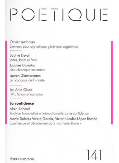 Poétique, n° 141 -  Collectif - broché