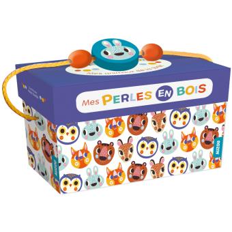 Mes perles en bois:les animaux de la foret
