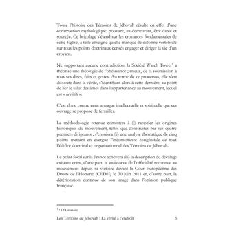 Les Témoins de Jéhovah : la vérité à l'endroit