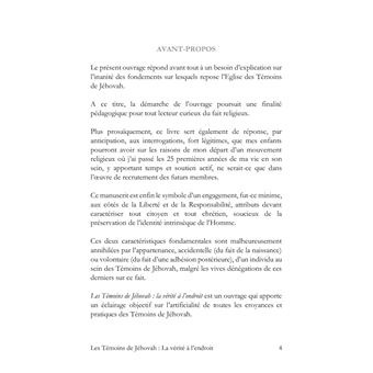 Les Témoins de Jéhovah : la vérité à l'endroit