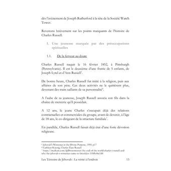 Les Témoins de Jéhovah : la vérité à l'endroit