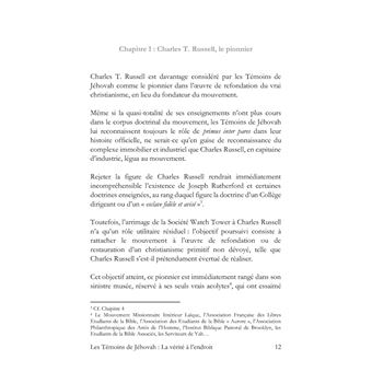 Les Témoins de Jéhovah : la vérité à l'endroit