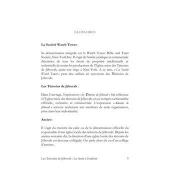 Les Témoins de Jéhovah : la vérité à l'endroit