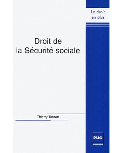 Droit de la securite sociale -  Tauran - broché