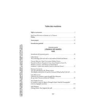 L'énergie des marées
