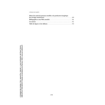 L'énergie des marées