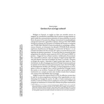 L'énergie des marées