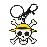Abysse Corp Porte Clés One Piece Skull Luffy
