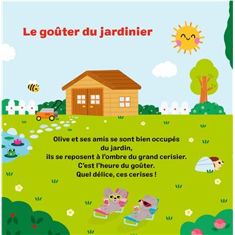 Les livres-puzzles Olive - Le jardin d'Olive