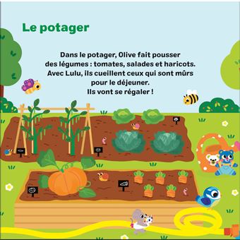 Les livres-puzzles Olive - Le jardin d'Olive