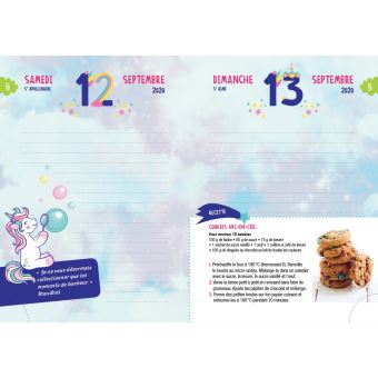 Agenda Licorne 2020 -2021