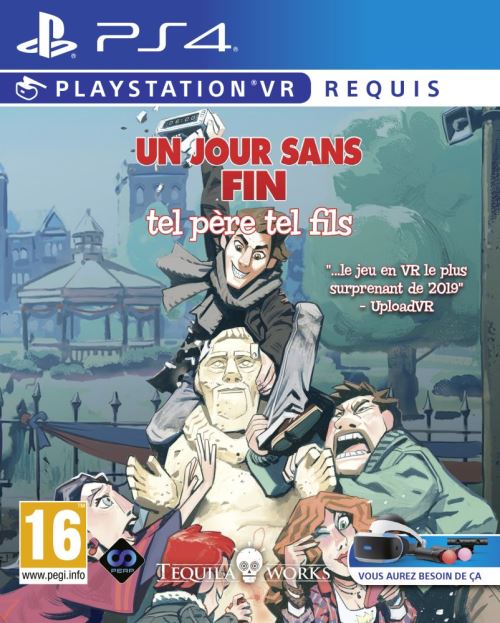 Pochette avant du jeu Un Jour Sans Fin Tel Père Tel Fils PS4 VR