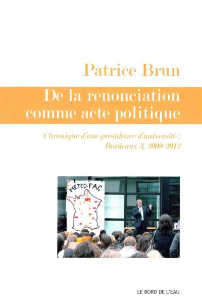De la renonciation comme acte politique