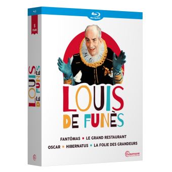 Coffret Louis de Funès 5 Films Blu-ray