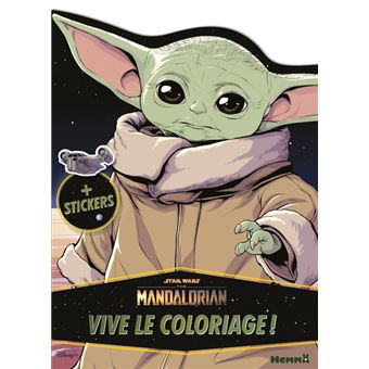 Star Wars Stickers Disney Star Wars The Mandalorian Vive Le Coloriage Personnage Bebe Yoda Collectif Broche Livre Tous Les Livres A La Fnac