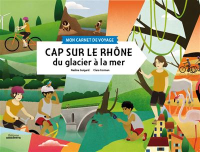 A vélo le long du Rhône