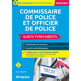Commissaire de police et officier de police 2020/2021