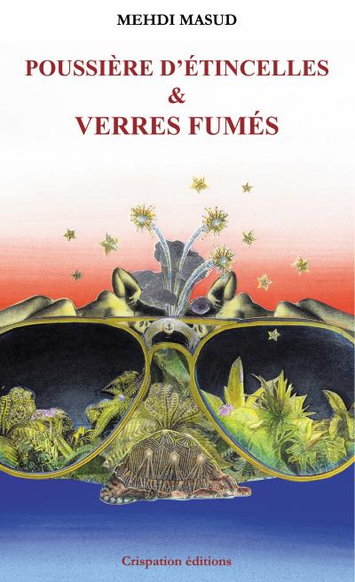 Poussière d'étincelles et verres fumés