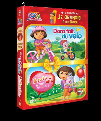 Dora l'exploratrice  Ma collection : Je grandis avec Dora  Dora fait du vélo, Amis pour la vie DVD