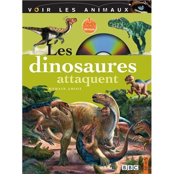 Les Dinosaures Attaquent Livre Dvd Rom Romain Amiot Achat Livre Fnac