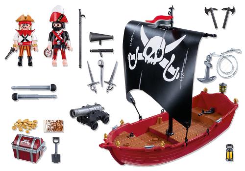 Playmobil Pirates 5298 Chaloupe des corsaires - Playmobil - Achat & prix