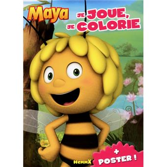 Maya l'abeille - Maya je joue, je colorie + poster ! - 1