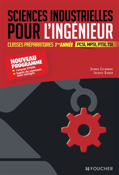 Sciences industrielles pour l'ingénieur prépas 1ère année