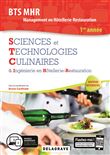 Sciences et Technologies Culinaires (STC) 1re année BTS MHR (2019) - Pochette élève