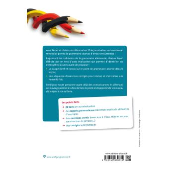 Tester et réviser son allemand en 20 leçons. A2-B1