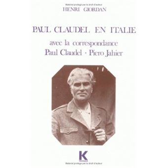 Paul Claudel en Italie