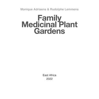 Family Medicinal Plant Gardens