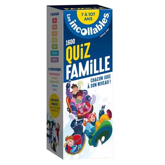 Les incollables - Quiz famille Hiver - Réédition  2023