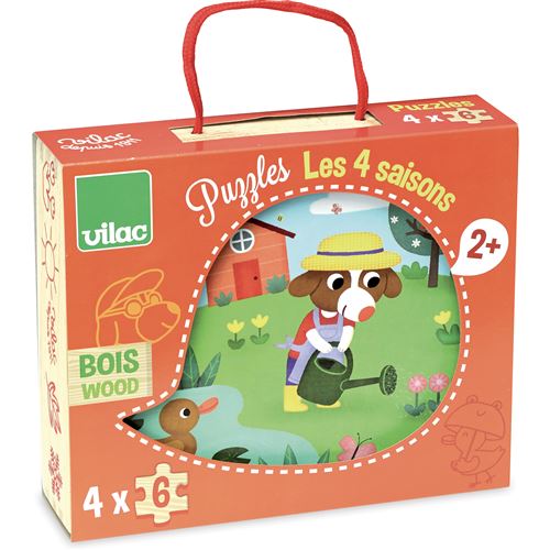 Puzzles 4 Saisons - Vilac - Bois