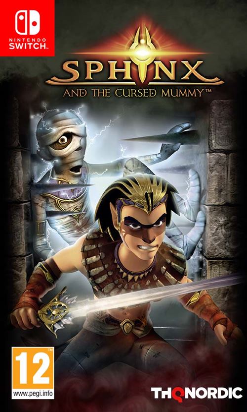 Pochette avant du jeu Sphinx and the Cursed Mummy Nintendo Switch