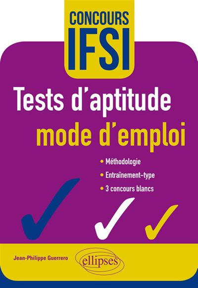 Tests d'aptitude Â– mode d'emploi Â– Concours IFSI