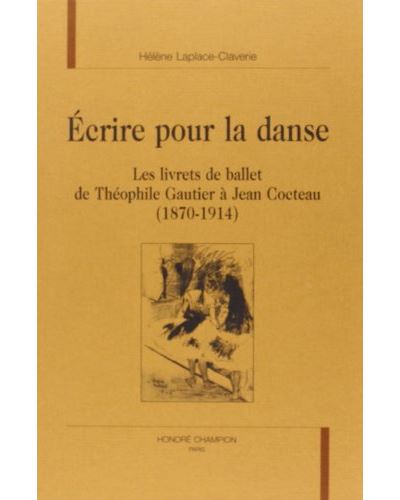 Ecrire pour la danse