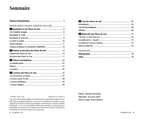 la structure des fleurs du mal de baudelaire