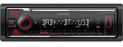 Kenwood KMMBT407DAB Autoradio port pour commande au volant, kit mains libres bluetooth, tuner DAB+