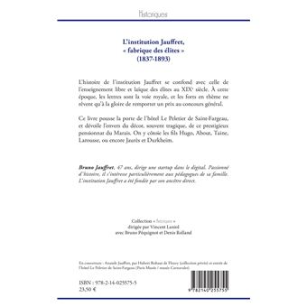 L'institution Jauffret, « fabrique des élites » (1837-1893)