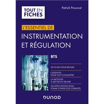 Instrumentation et régulation BTS - En 30 fiches