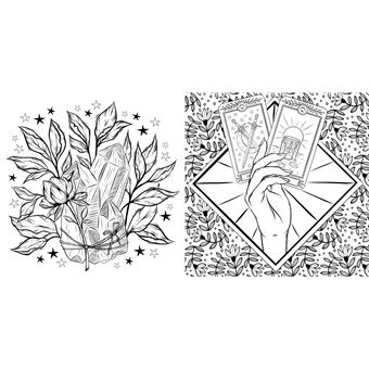 Les Petits carrés d'Art-thérapie Tarot et arts divinatoires