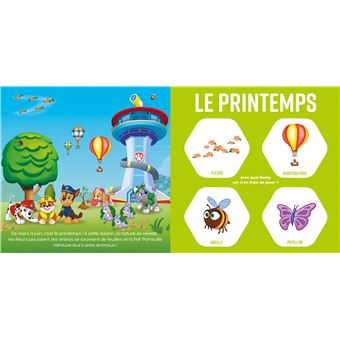 Pat' Patrouille - Mon imagier - Les saisons