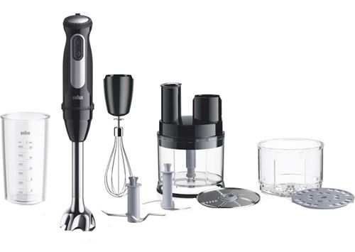 Braun Staafmixer MQ55.755M 1000 W Zwart/Inox