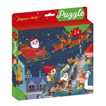 Livre et puzzle 40 pièces - Noël