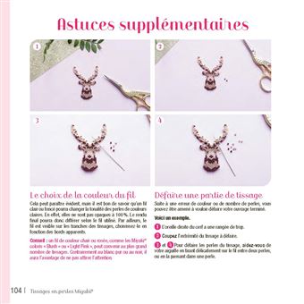 Perles Miyuki et brick stitch - 64 créations à découvrir