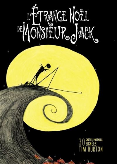 Tim burton les cartes postales de monsieur jack
