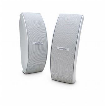 Enceinte bibliothèque d’extérieur Bose 151 résistante aux intempéries Blanc vendue par paire - 1