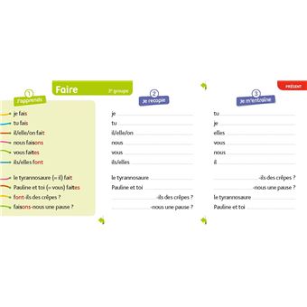 Mon bloc Conjugaison CM1/CM2